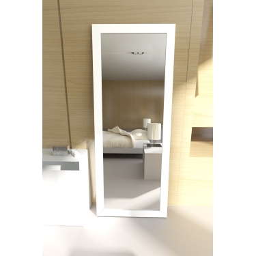 Camex 54 x 138 cm Beyaz Çerçeveli Boy Aynası